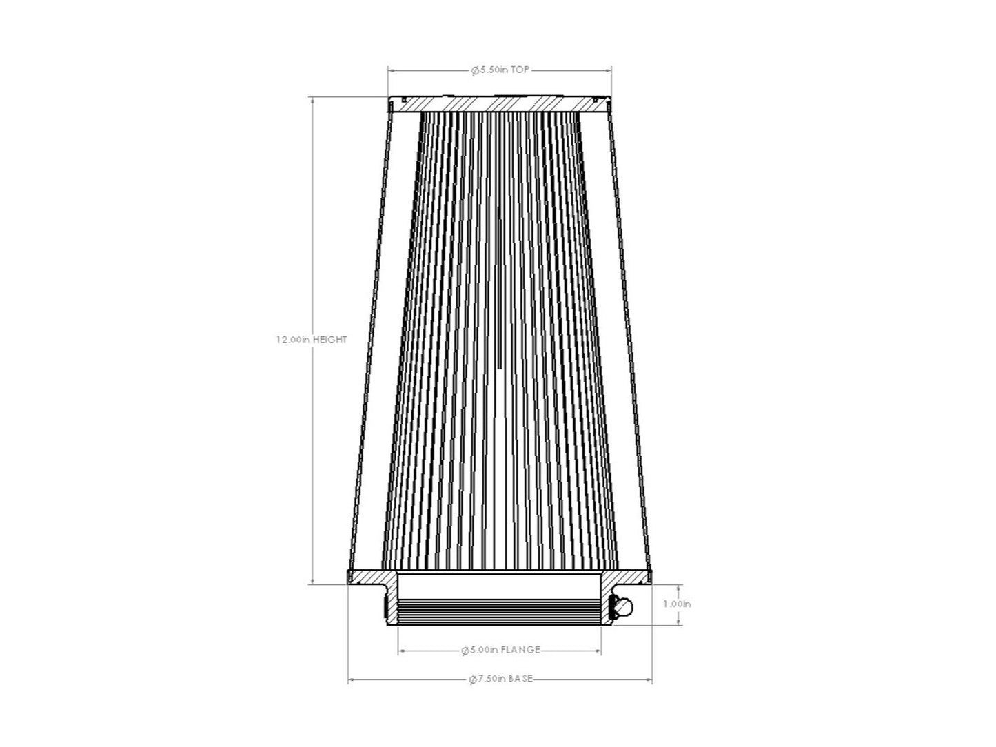 aFe Magnum FORCE Intake Replacement Air Filter w/ D2 Dura-Dry Media - 21-90041V