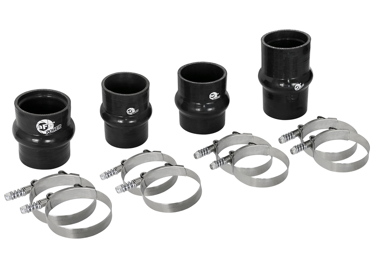 aFe BladeRunner Intercooler Coupling & Clamp Kit for Factory Intercooler & aFe Tub - GM 2017-2019 6.6L