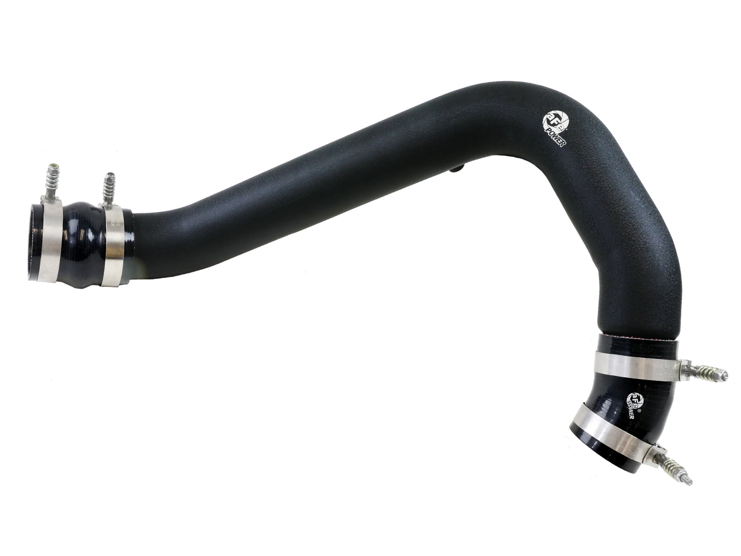 aFe BladeRunner 3 IN Aluminum Hot Charge Pipe Black - Ford 2003-2007 6.0L
