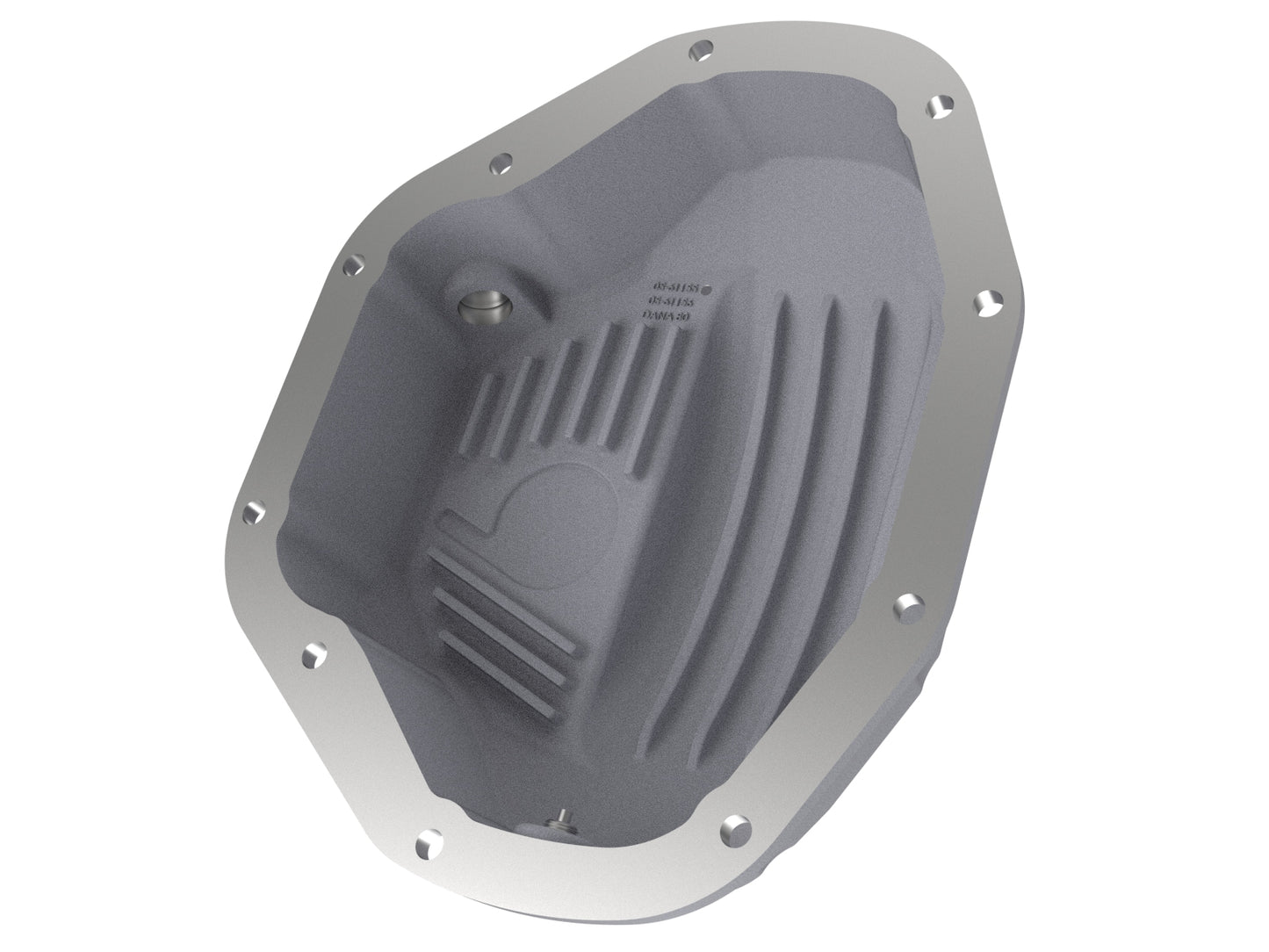 aFe Street Series Rear Differential Cover Raw w/ Machined Fins - Dodge/Ford 1994-2007