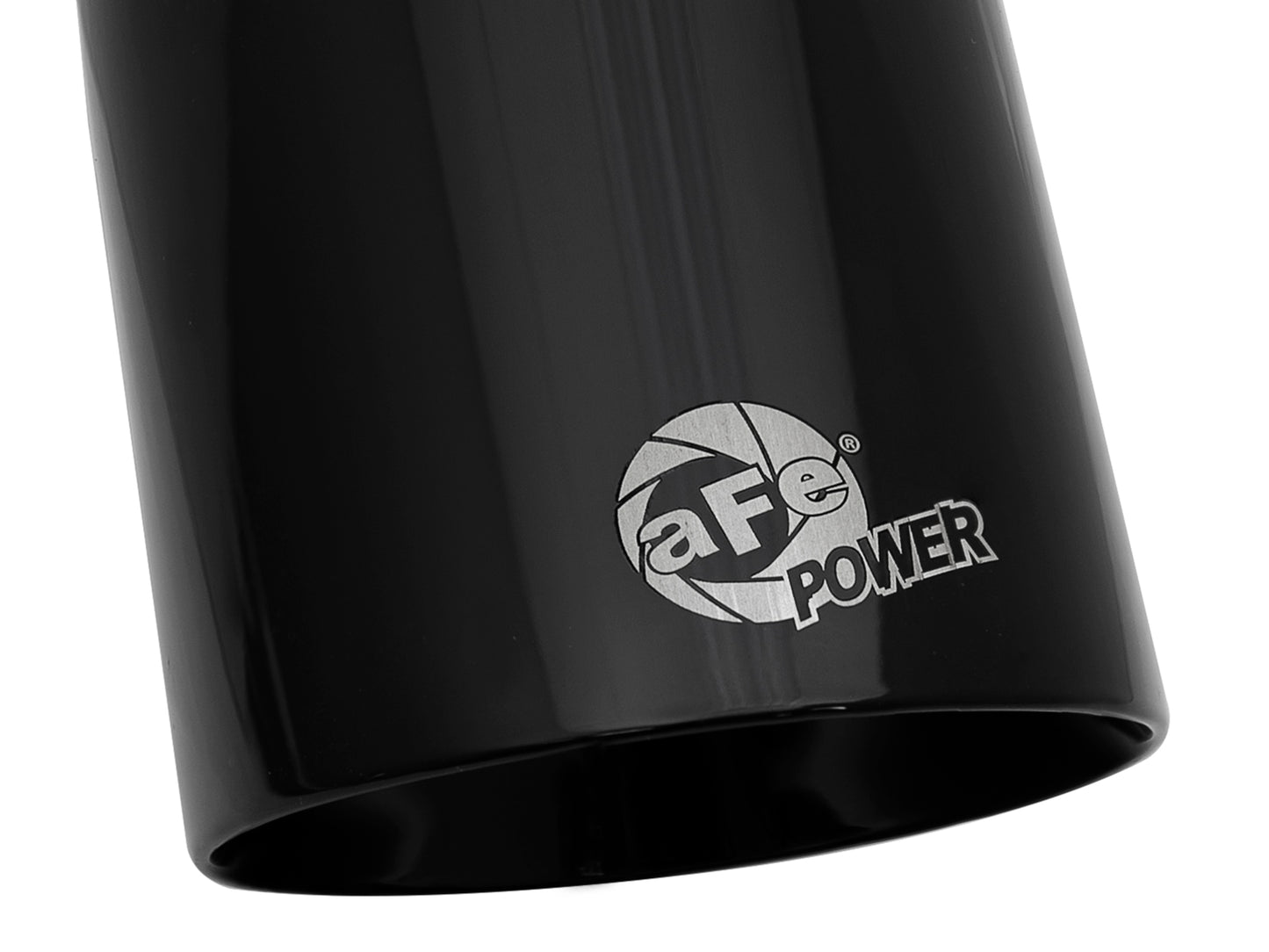 aFe MACH Force-Xp 304 Stainless Steel Clamp-on Exhaust Tip Black - 49T30454-B092