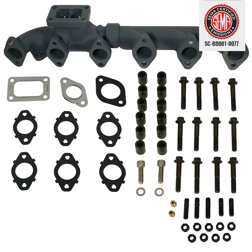 BD Diesel 6.7L CUMMINS EXHAUST MANIFOLD KIT DODGE 2007.5-2012 3500/4500/5500 CAB & CHASSIS