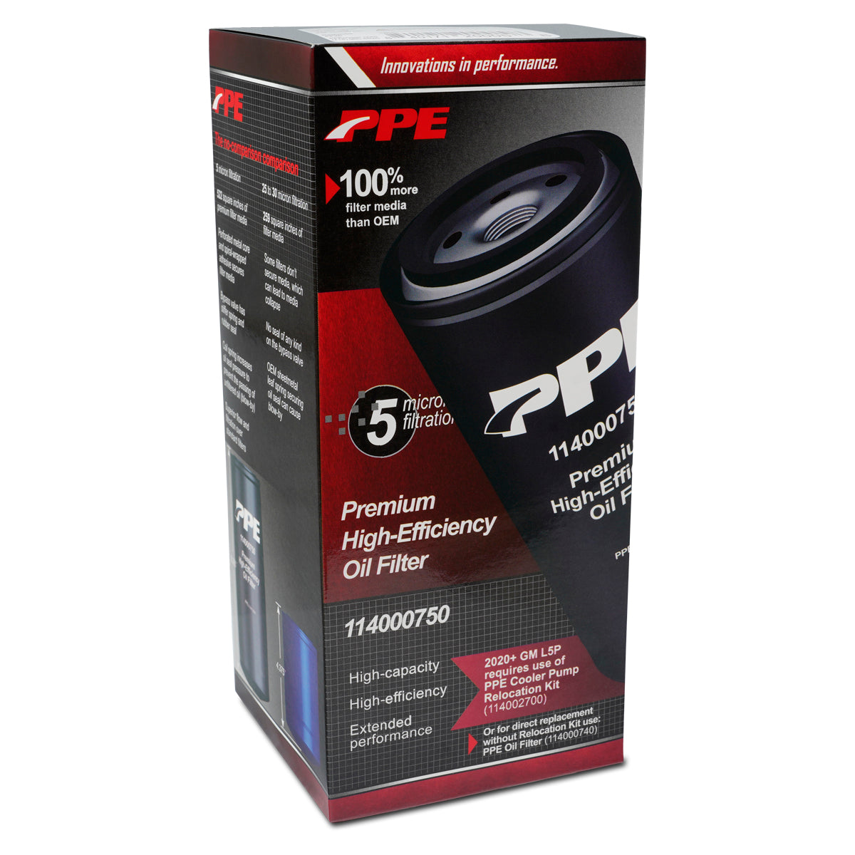 PPE 2020-2024 GM 6.6L Duramax Premium High-Efficiency Engine Oil Filter