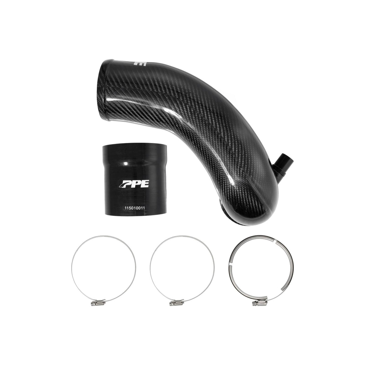 PPE Turbo Inlet 2004.5-2005 GM 6.6L Duramax LLY - Zilla Carbon Fiber Weave