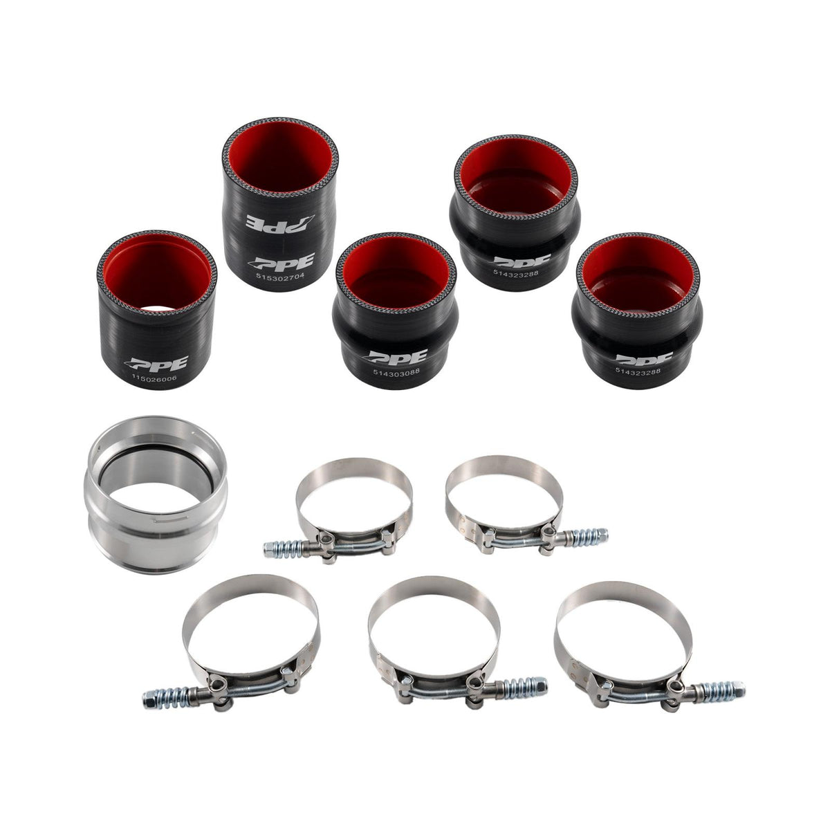 PPE Charge Air Pipe Kit - GM 6.6L Duramax L5P 2017-2019 - Polished