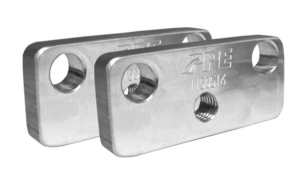 PPE LB7 Fuel Rail Mount Kit Use With LBZ Intake Runner Upgrade Silver