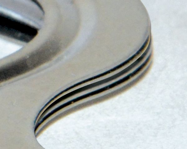 PPE Over-Sized Port Stainless Steel Exhaust Manifold Gasket Set 2 Pcs