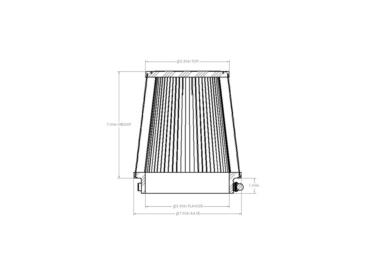 aFe Magnum FORCE Intake Replacement Air Filter w/ D2 Dura-Dry Media - 21-90045V