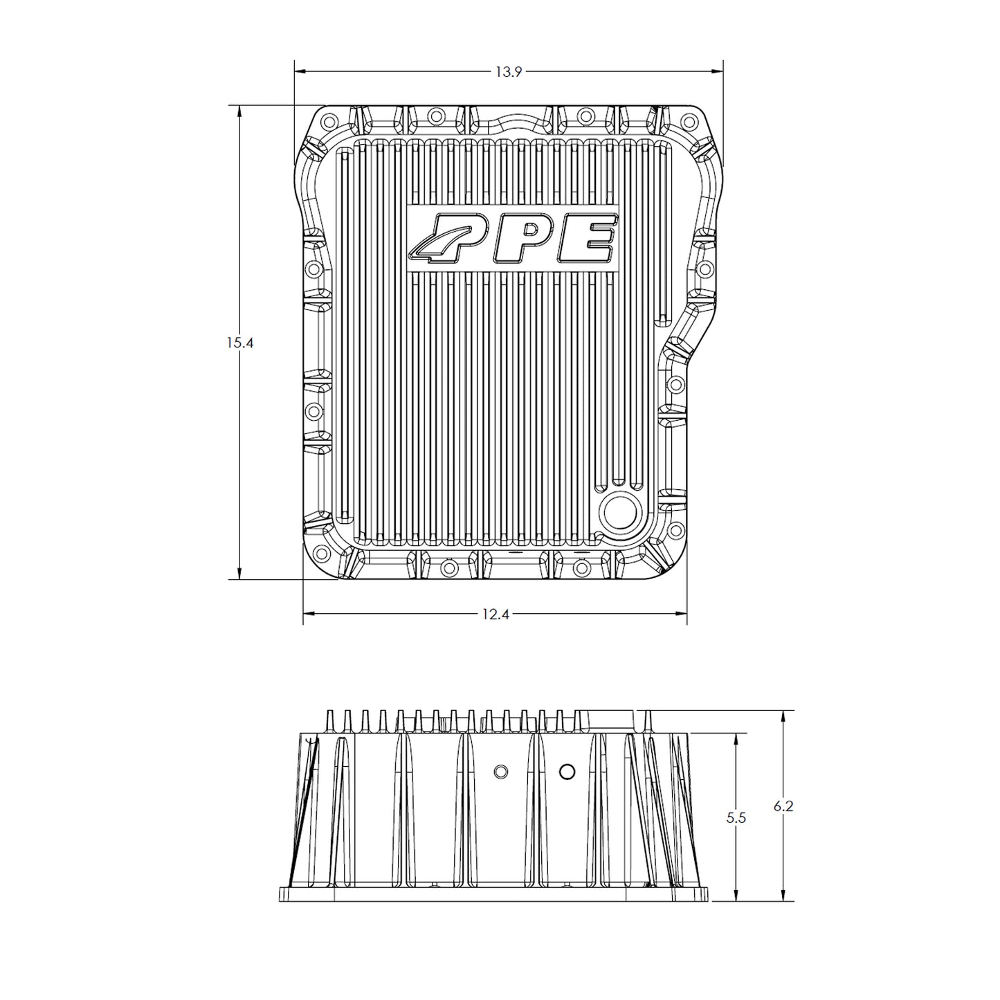 PPE Deep Transmission Pan GM Allison 1000 And 2000 Series 1000 And 2000 Series