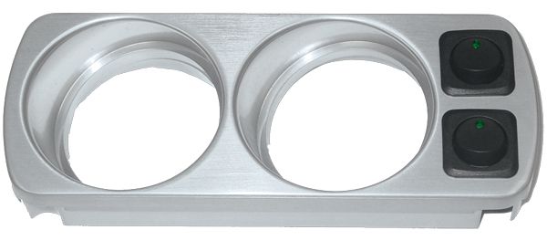 PPE 2G OH Gauge Mount Polished W/ Switch