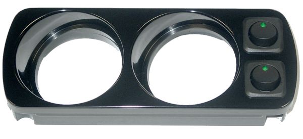 PPE 2G OH Gauge Mount Black W/ Switch