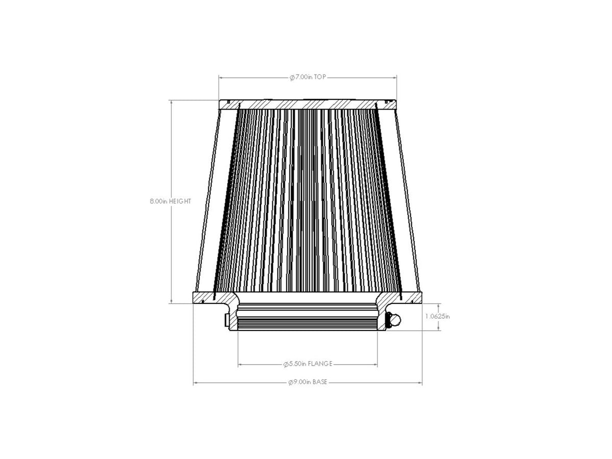 aFe Magnum FORCE Intake Replacement Air Filter w/ D2 Dura-Dry Media - 21-91051V