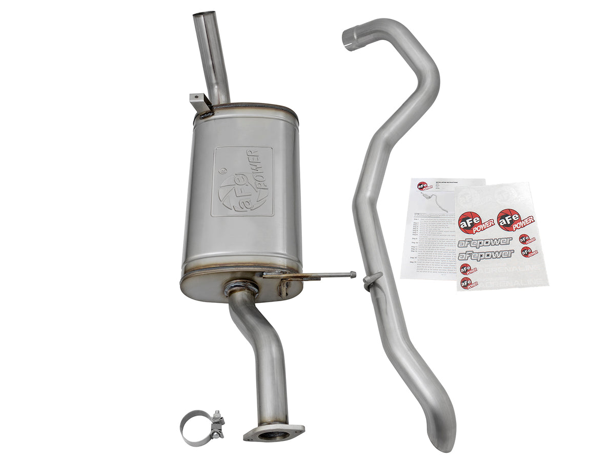 aFe MACH Force-Xp 2-1/2 IN 409 Stainless Steel Cat-Back Hi-Tuck Exhaust System - 49-46122