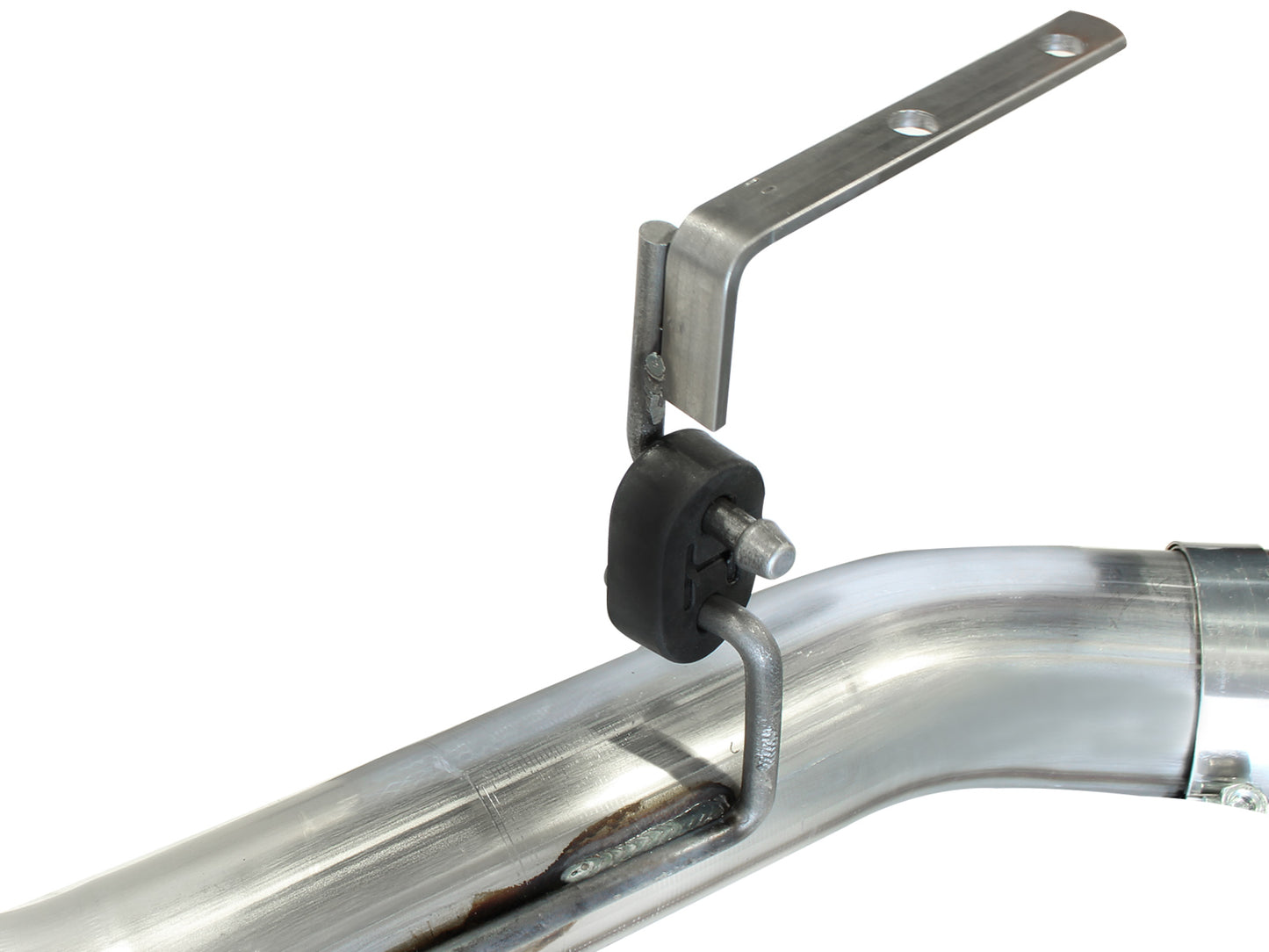 aFe Large Bore-HD 4 IN 409 Stainless Steel DPF-Back Exhaust System w/Polished Tip - Chevy/GMC 2011-2016 6.6L