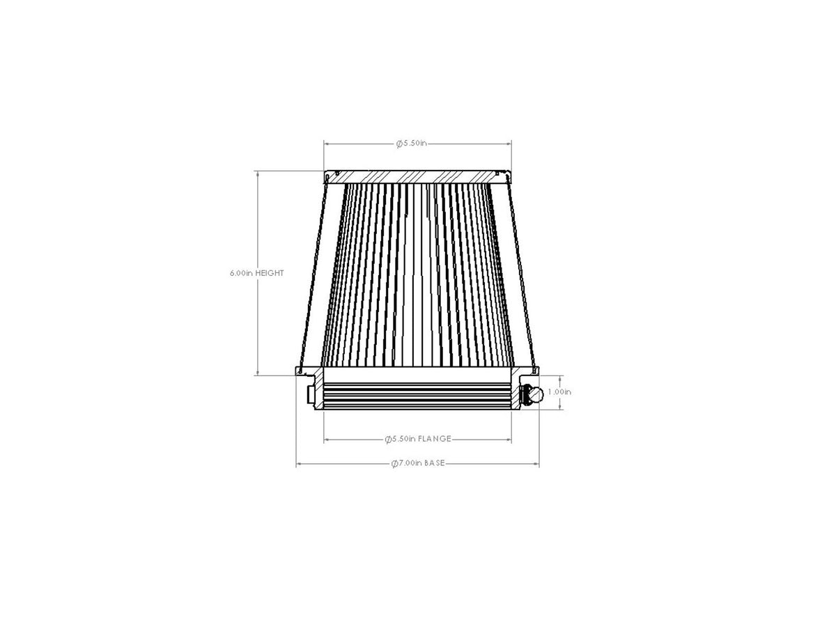 aFe Magnum FORCE Intake Replacement Air Filter w/ D2 Dura-Dry Media - 21-90044V