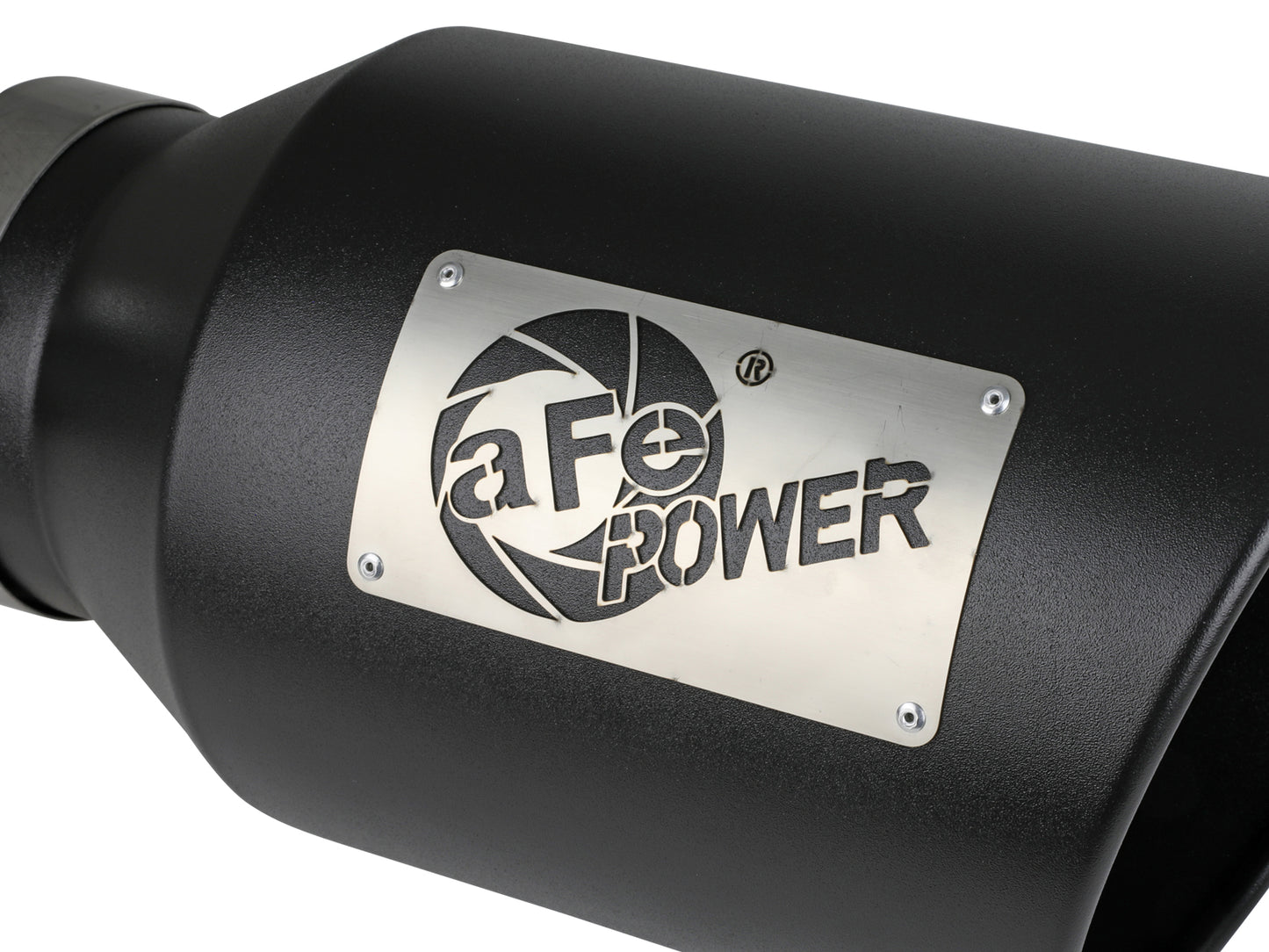 aFe MACH Force-Xp 409 Stainless Steel Clamp-on Exhaust Tip Black - 49T50801-B15