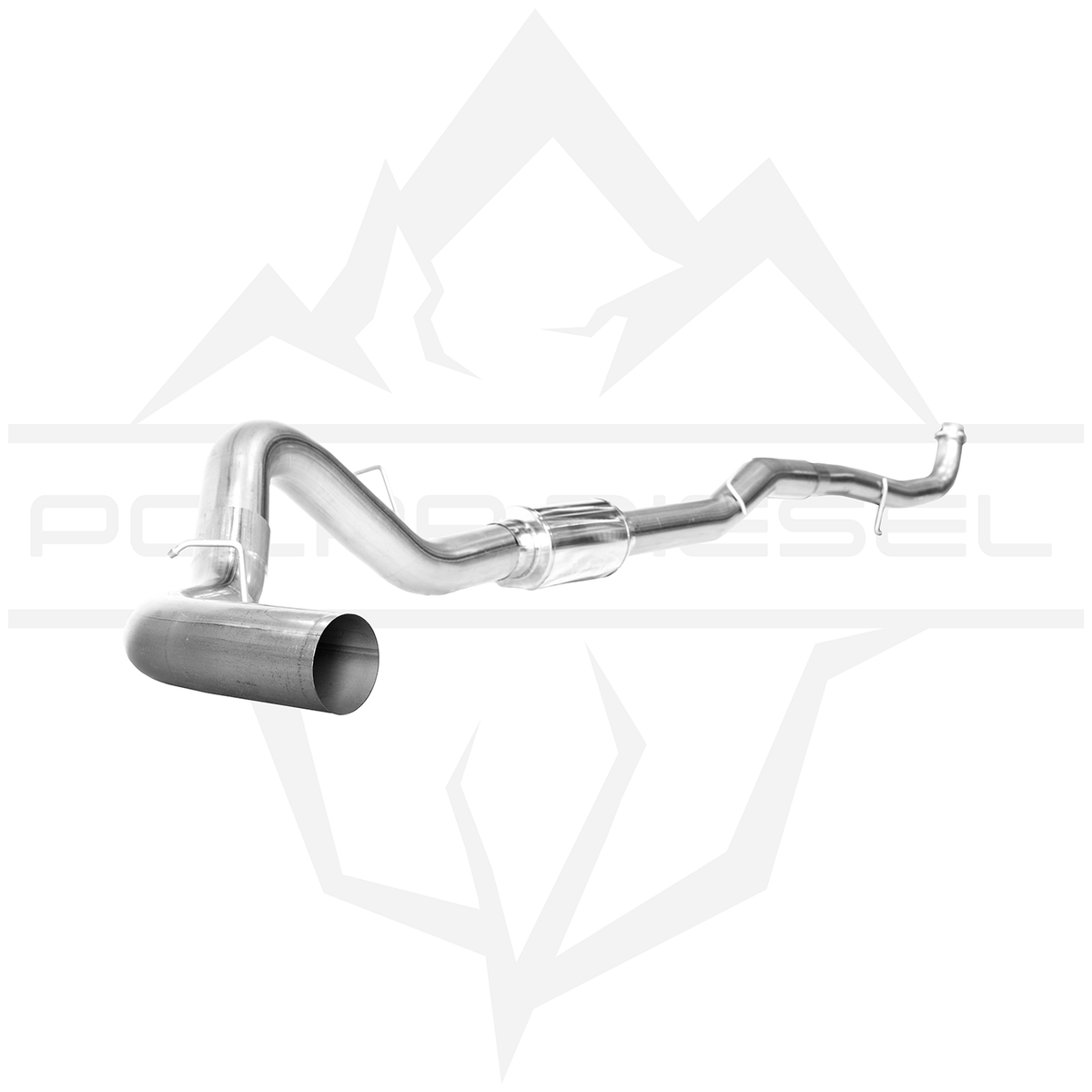 Polar 2015.5-2016 Duramax 6.6L 5" Exhaust With Muffler