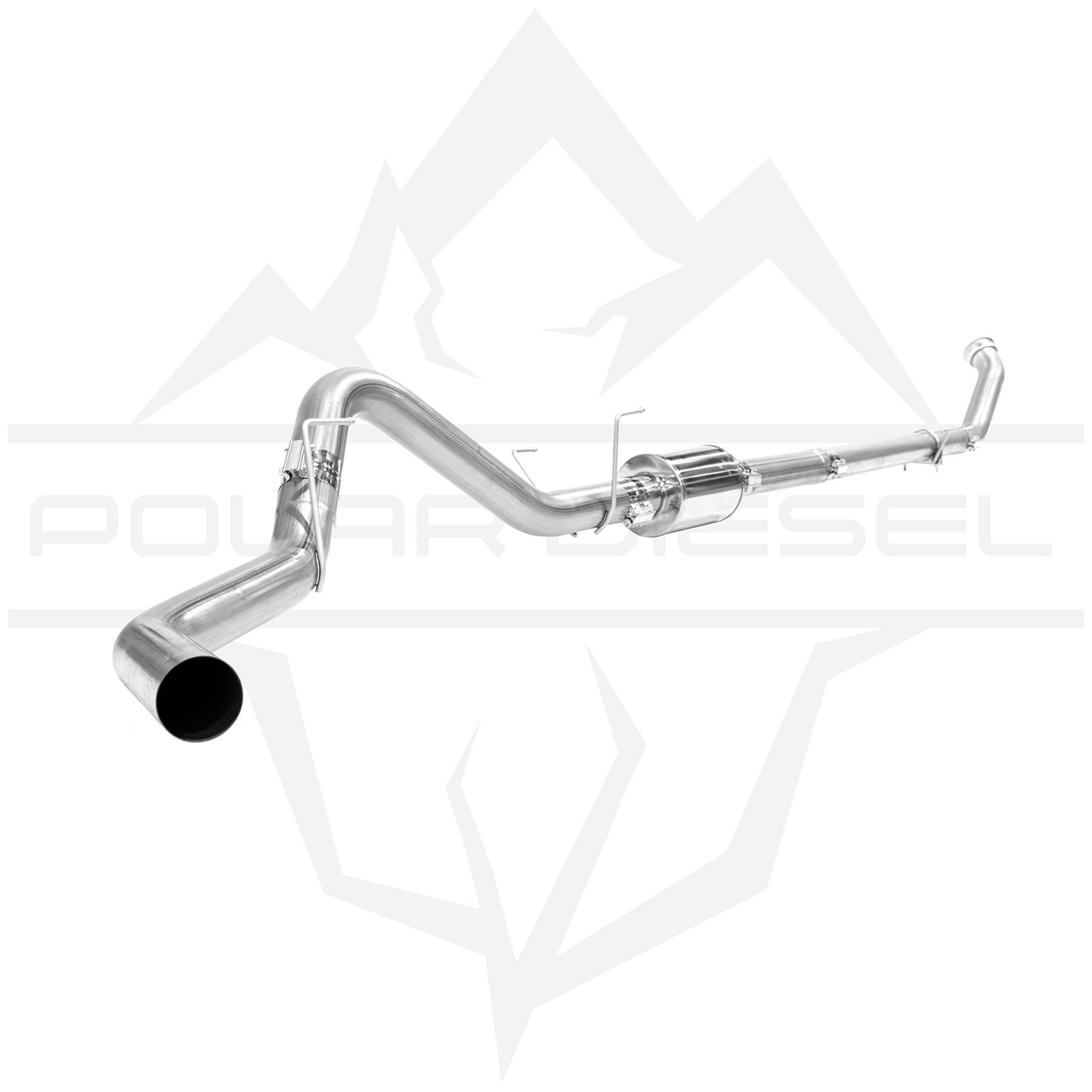 Polar 2003-2007 Cummins 5.9L 4" Exhaust With Muffler