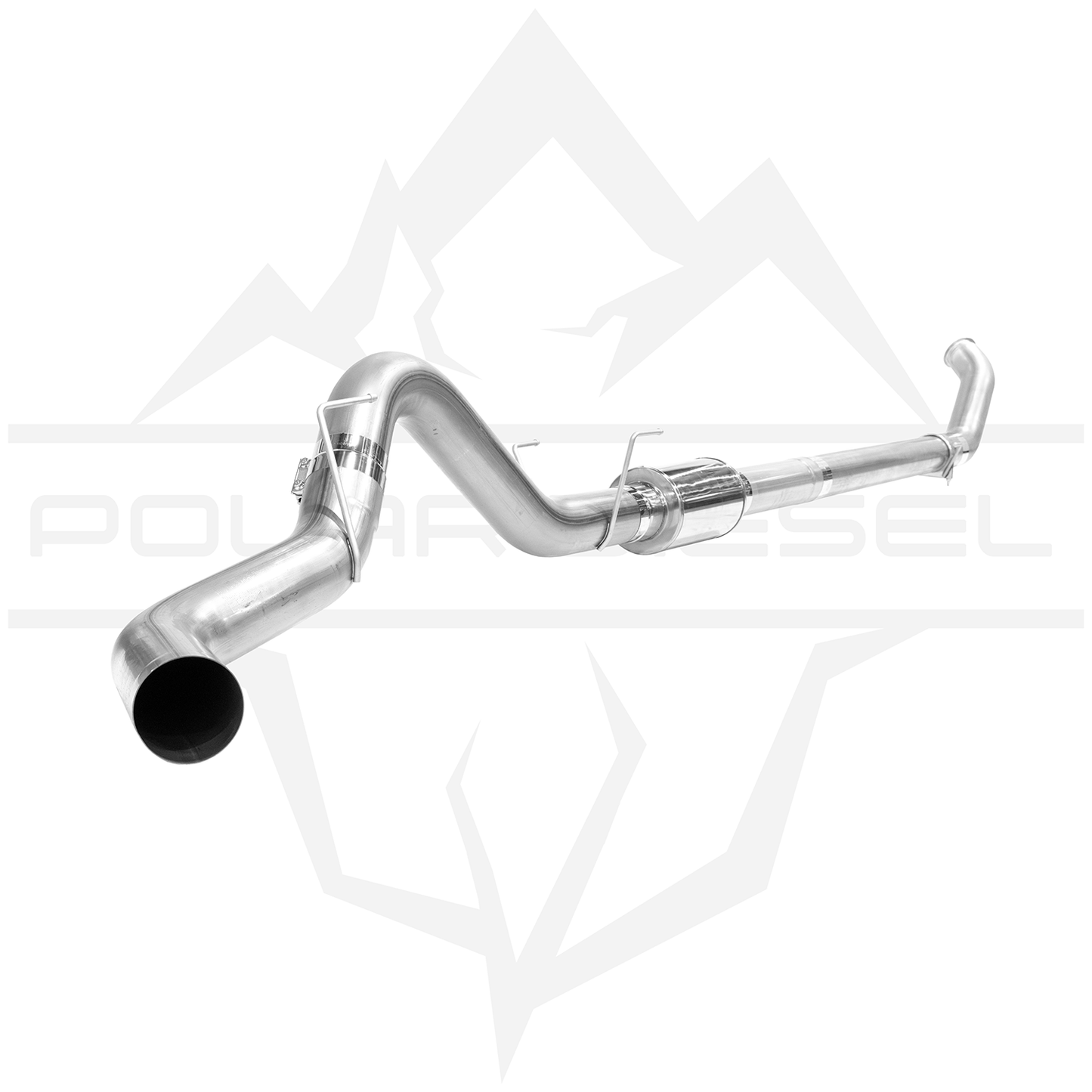 Polar 2003-2007 Cummins 5.9L 5" Exhaust With Muffler