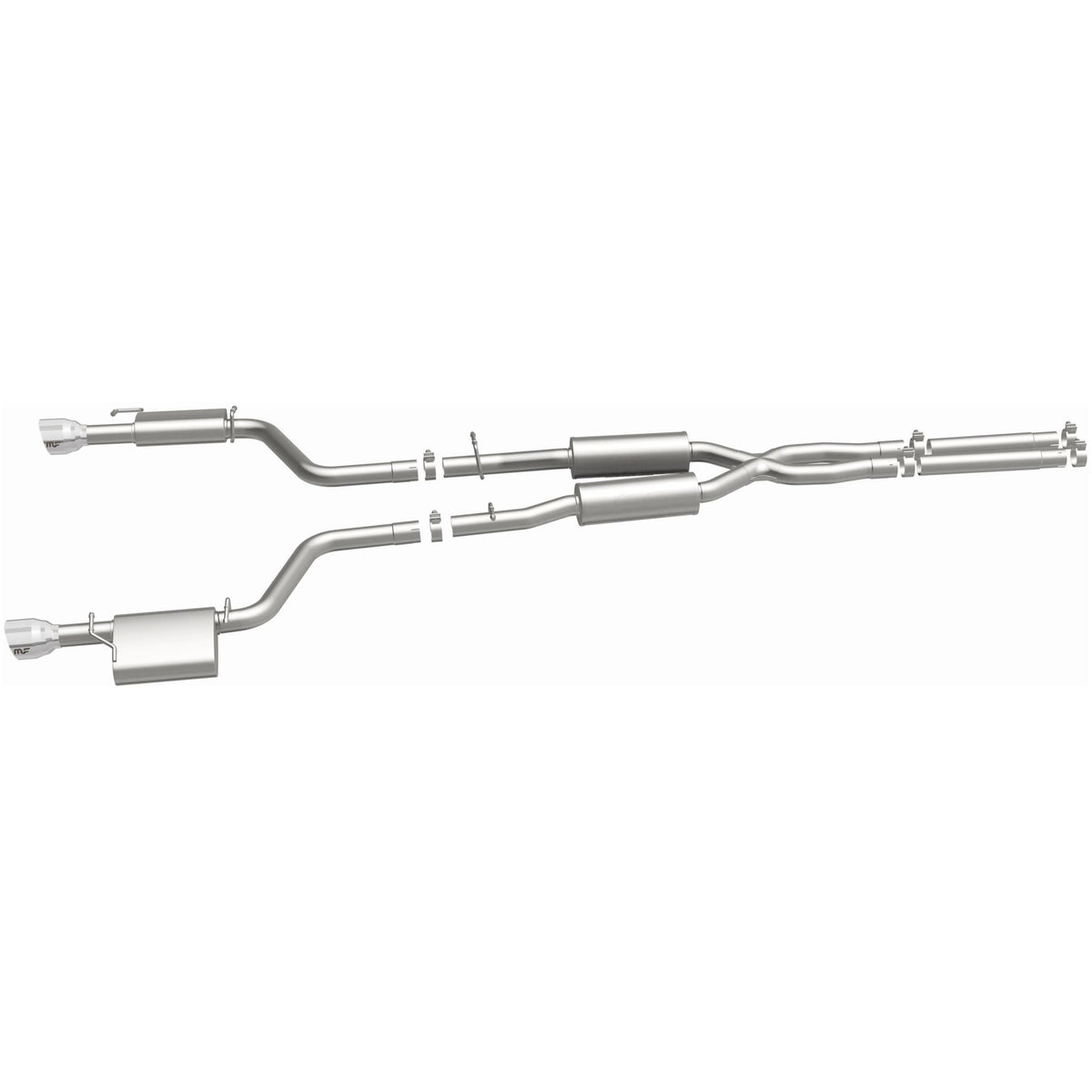 MagnaFlow Street Series Polished Cat-Back System 19522