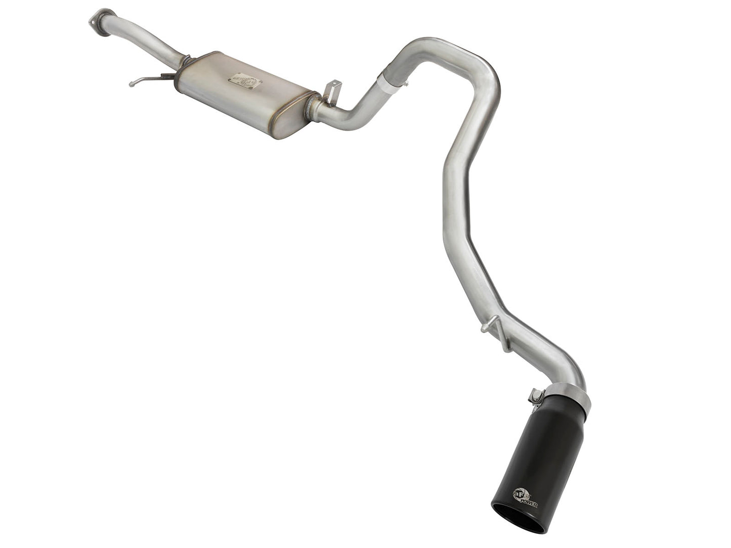 aFe MACH Force-Xp 2-1/2 IN 304 Stainless Steel Cat-Back Exhaust System w/Black Tip