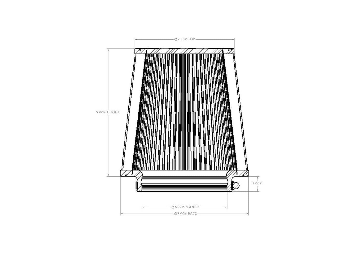 aFe Magnum FORCE Intake Replacement Air Filter w/ D2 Dura-Dry Media - 21-90021V