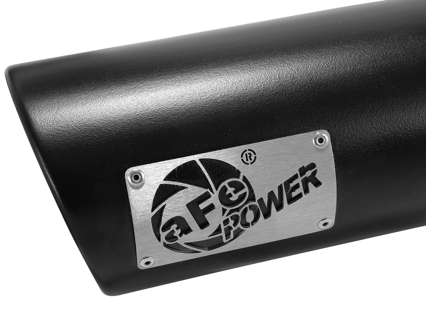 aFe MACH Force-Xp 409 Stainless Steel Clamp-on Exhaust Tip Black - 49T40506-B12