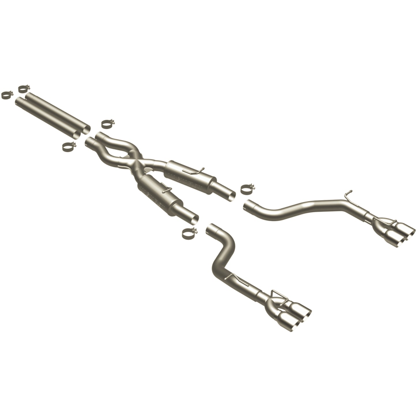 MagnaFlow Competition Series Stainless 3 in Cat-Back 16885