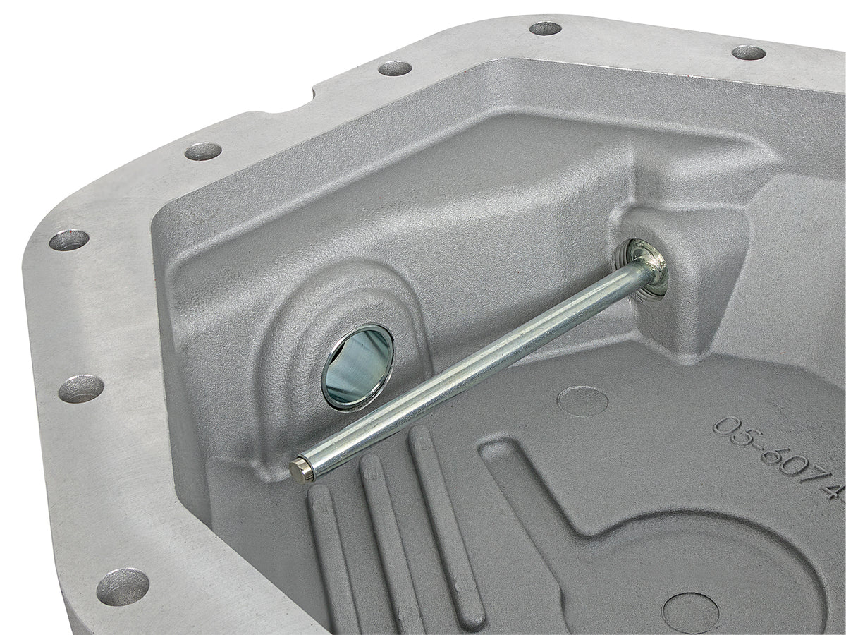 aFe Street Series Rear Differential Cover Raw w/ Machined Fins - Ford 2017-2023 6.7L - Axle Type Dana M300