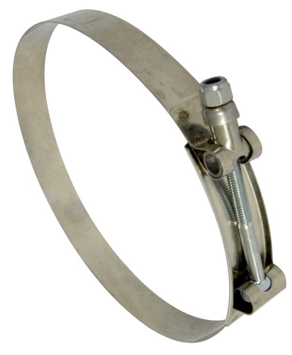 PPE 6.00 Inch T-Bolt Clamp Range 155-147MM Stainless Steel 6.0 Inch ID Use On 5.50 Inch ID Hose