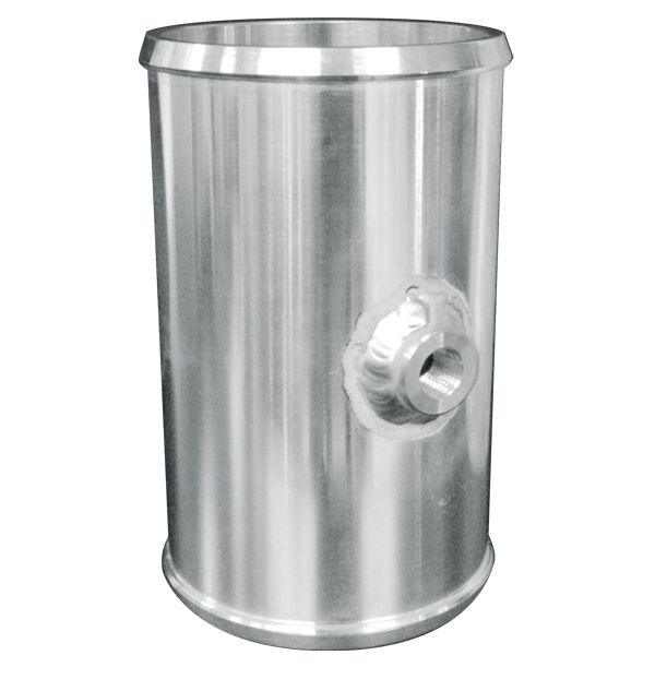 PPE Billet Aluminum Coupler 1/8 Inch Npt 3 Inch OD X 5.0 Inch Long