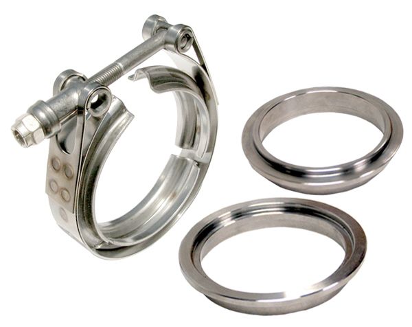 PPE 3.5 Inch V Band Clamp Stainless Steel 3 Piece Set 1C 1M 1F