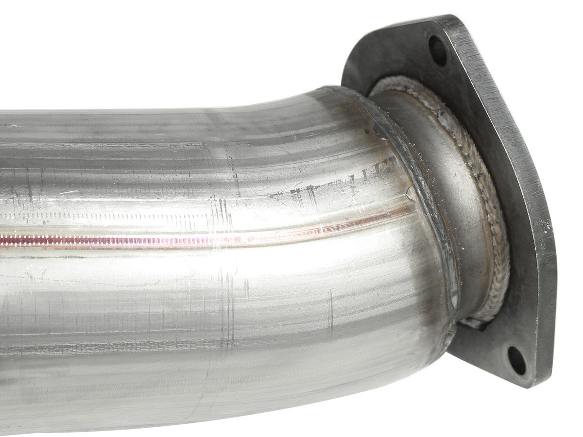 aFe Large Bore-HD 5 IN 409 Stainless Steel DPF-Back Exhaust System - Chevy/GMC 2007-2010 6.6L