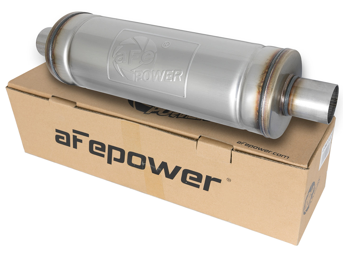 aFe MACH Force-Xp 409 Stainless Steel Pass-Through Muffler - 49M00021