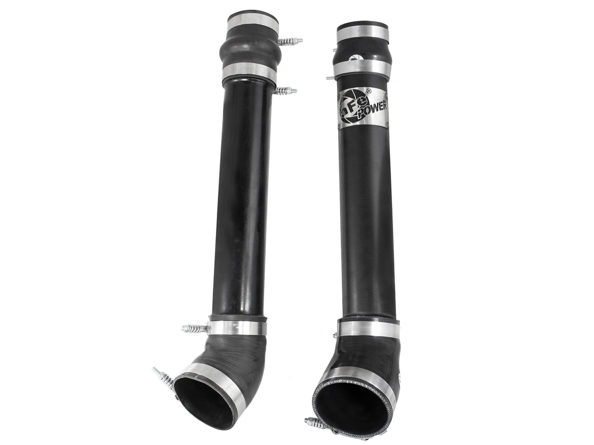 aFe BladeRunner 3-1/2 IN Aluminum Cold Charge Pipe Black - Dodge 1994-2002 5.9L