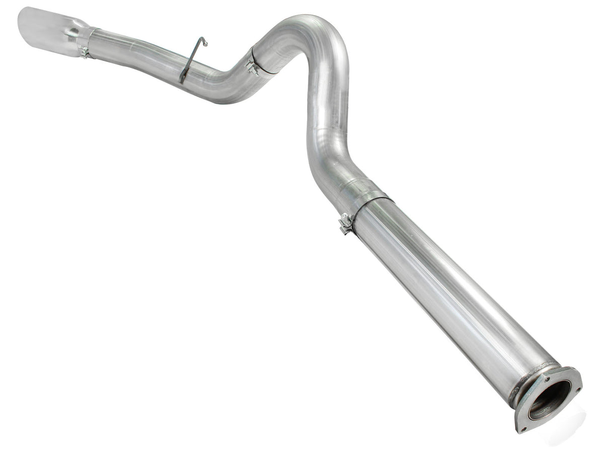 aFe ATLAS 5 IN Aluminized Steel DPF-Back Exhaust System w/Polished Tip - Ford 2011-2014 6.7L