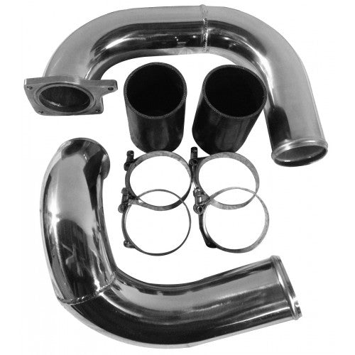 No Limit 6.0 Intercooler Pipe Kit 03-07 Ford Super Duty Power Stroke Coldside Polished Aluminum