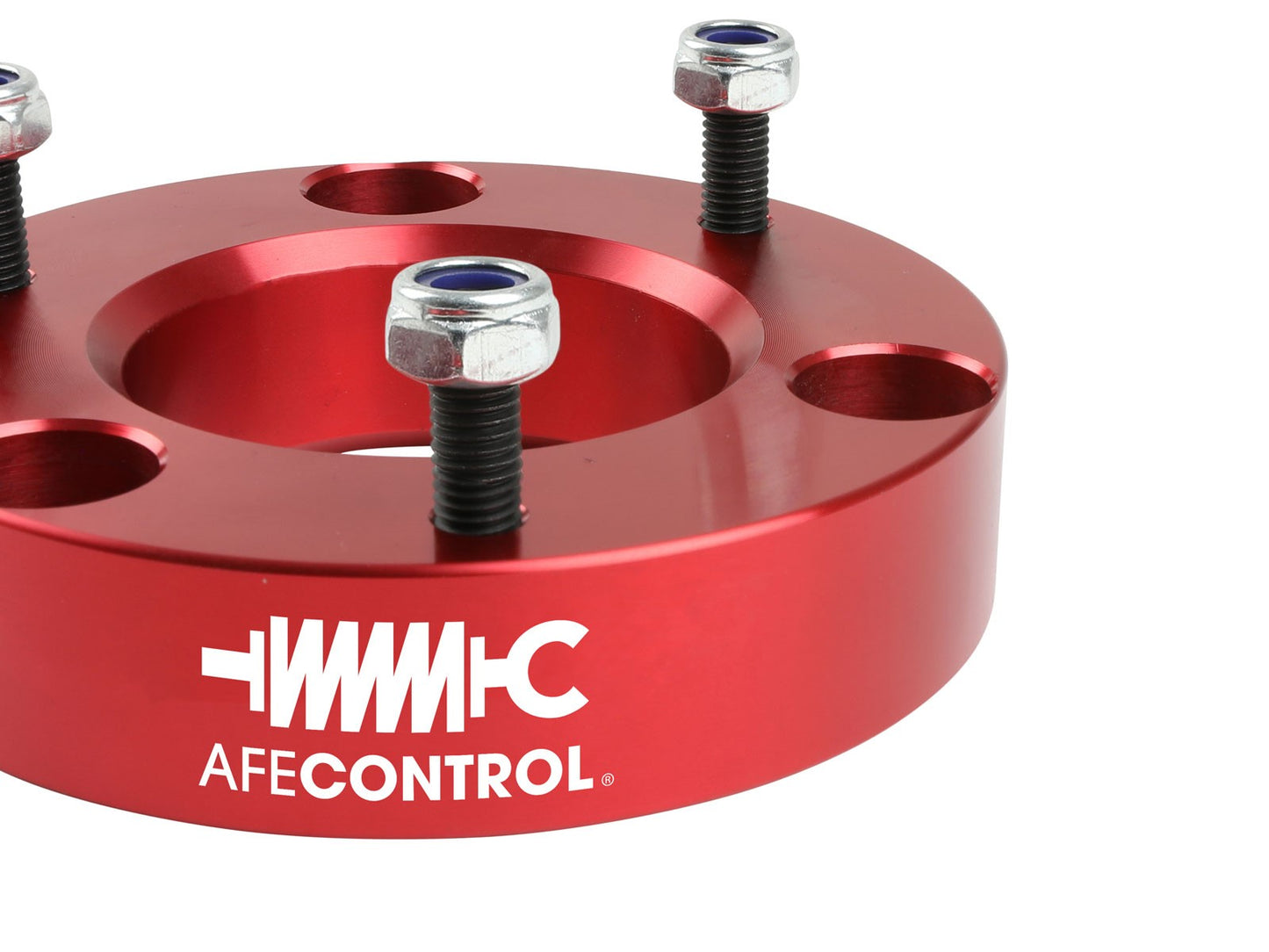 aFe 2.0 IN Billet Aluminum Front Leveling Spacers Red - Chevy/GMC 2007-2026