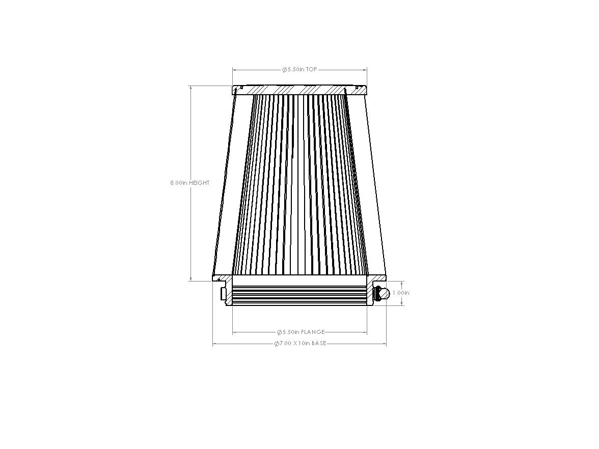 aFe Magnum FORCE Intake Replacement Air Filter w/ D2 Dura-Dry Media - 21-90020V