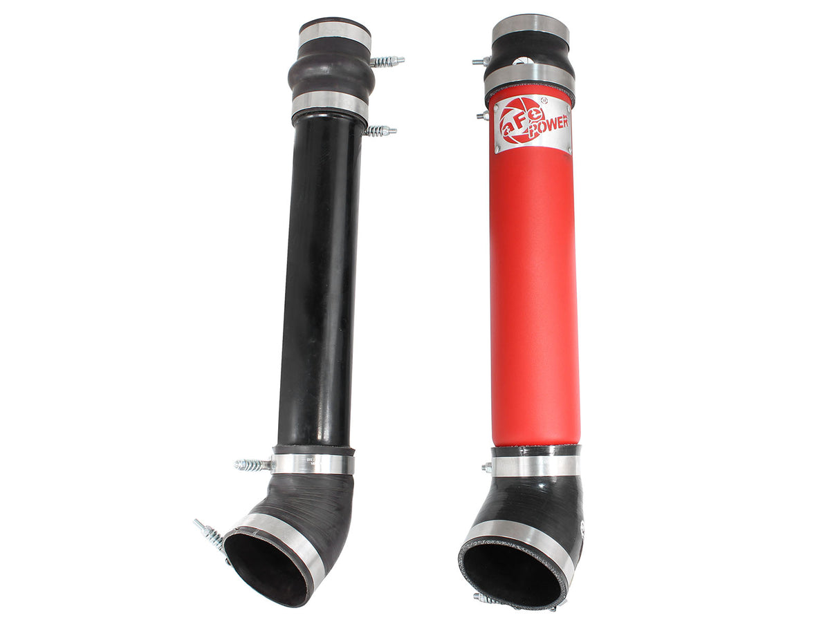 aFe BladeRunner 3-1/2 IN Aluminum Cold Charge Pipe Red
