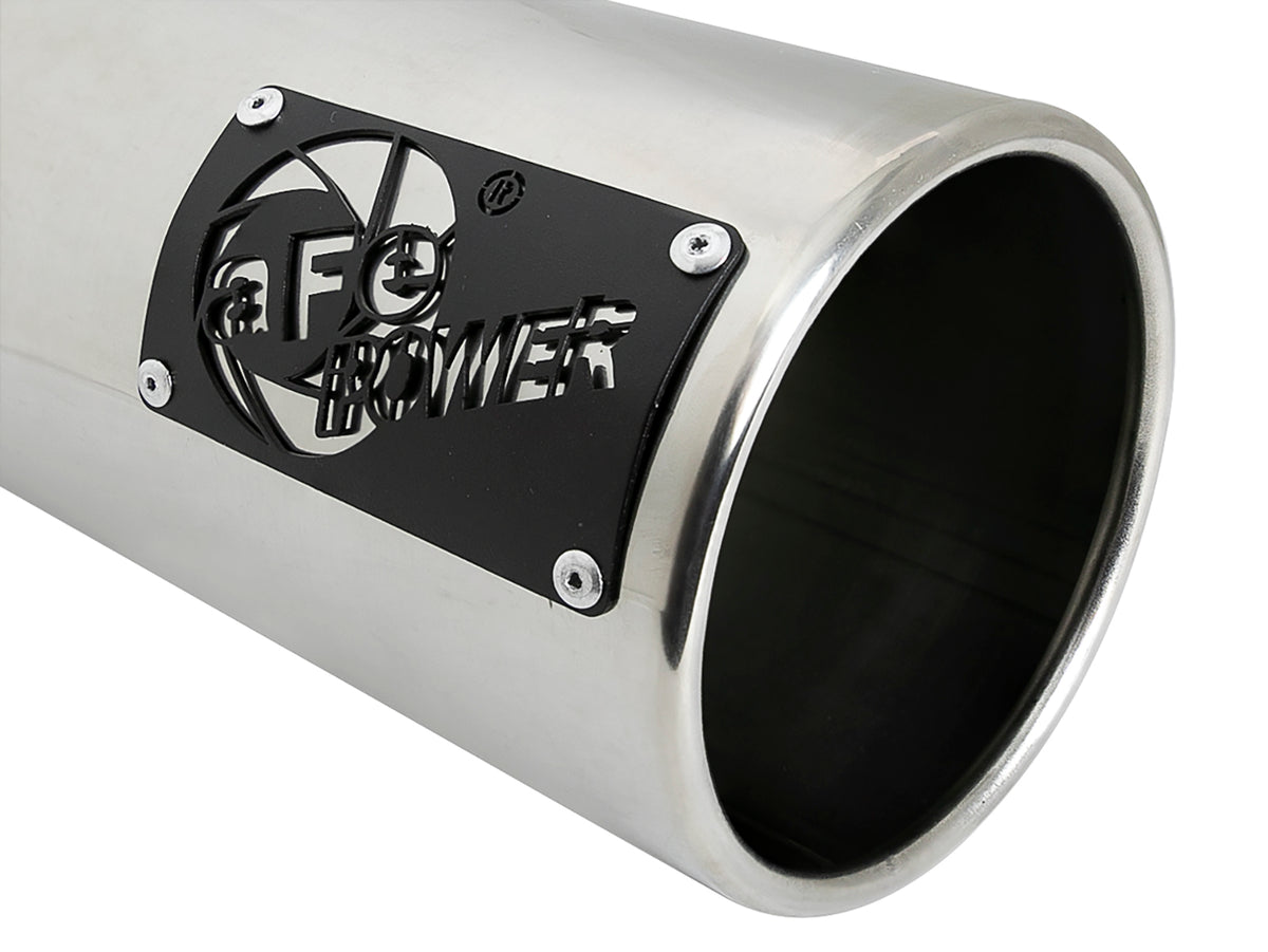 aFe SATURN 4S 304 Stainless Steel Intercooled Clamp-on Exhaust Tip Polished