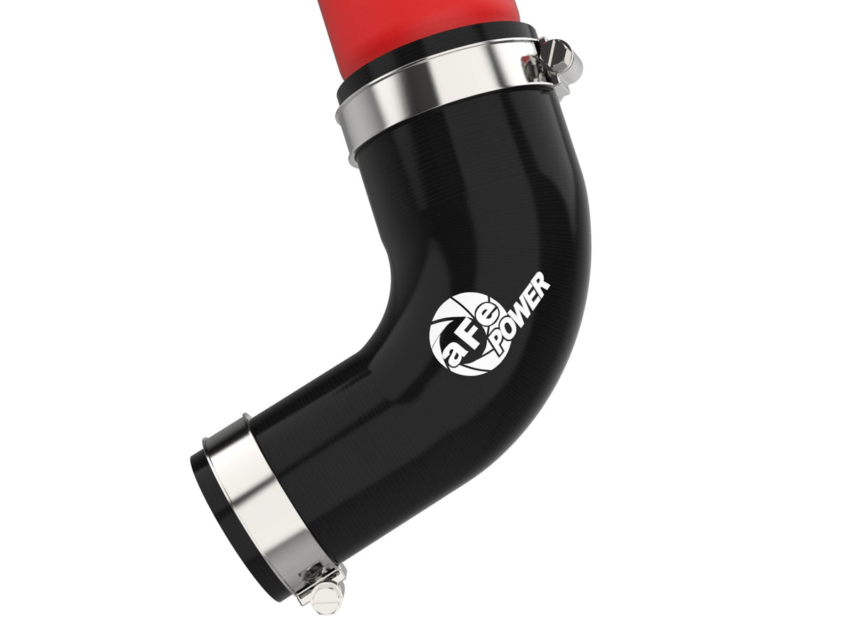 aFe BladeRunner 2-1/2 IN Aluminum Hot Charge Pipe Red - 2022-2026 3.4L