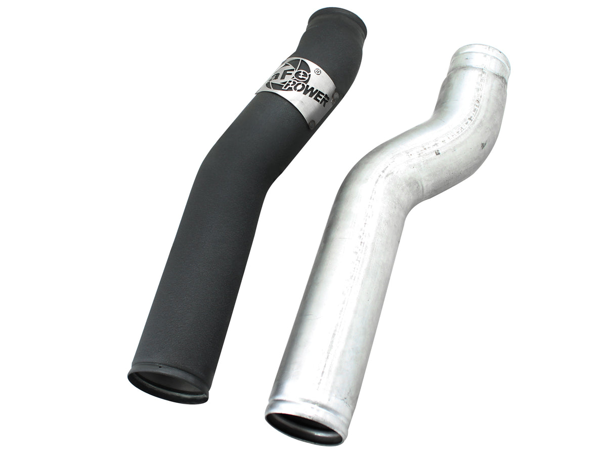 aFe BladeRunner 3 IN Aluminum Hot Charge Pipe Black - Dodge 2003-2007 5.9L