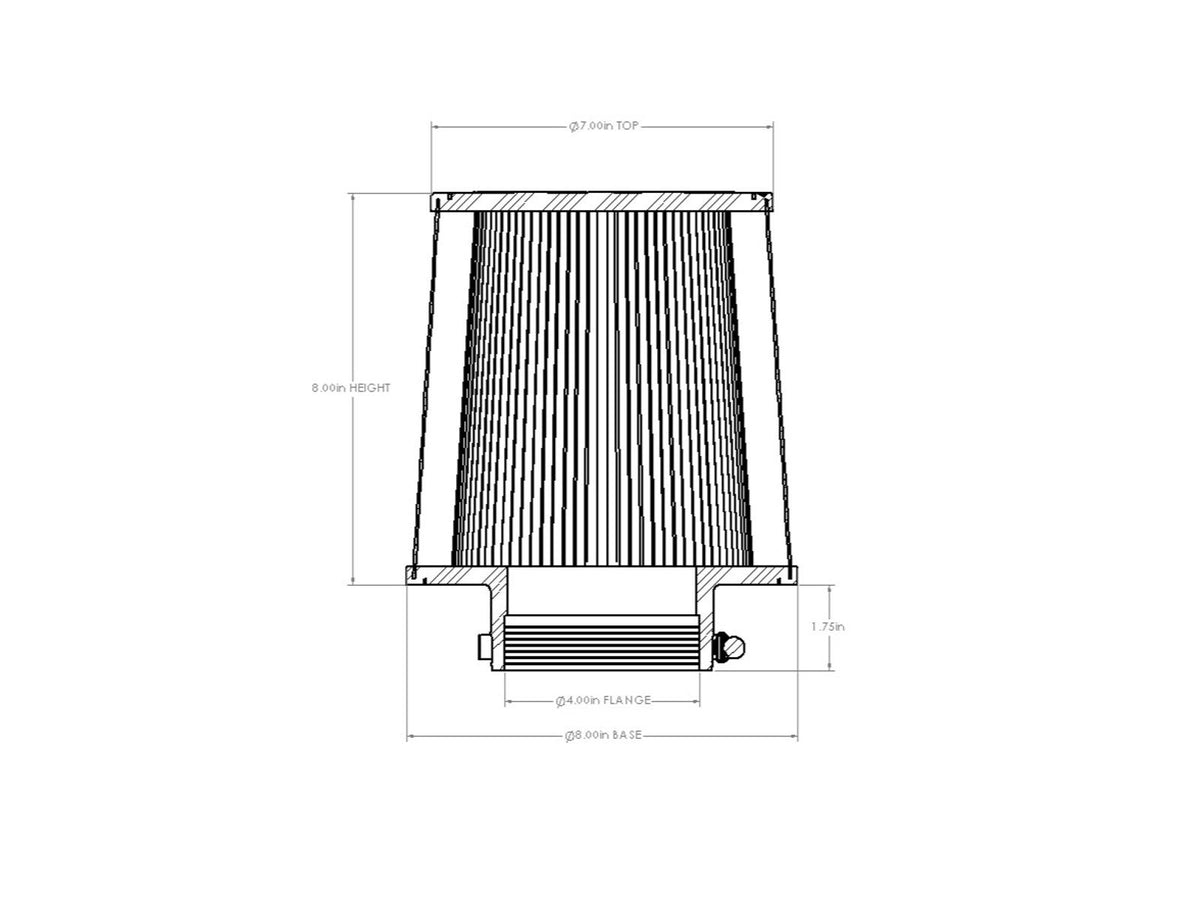 aFe Magnum FORCE Intake Replacement Air Filter w/ D2 Dura-Dry Media - 21-90026V