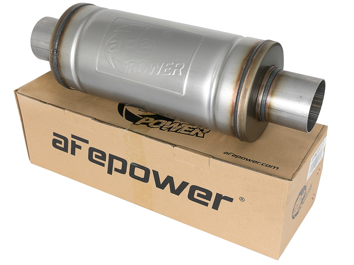 aFe MACH Force-Xp 409 Stainless Steel Pass-Through Muffler - 49M00012