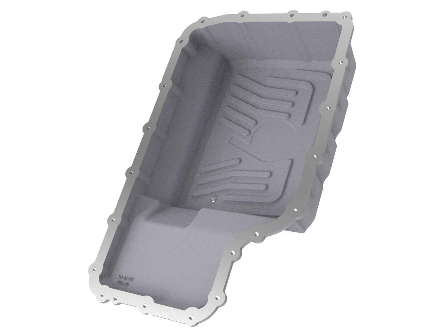 aFe Street Series Transmission Pan Raw w/ Machined Fins - Ford 2020-2022