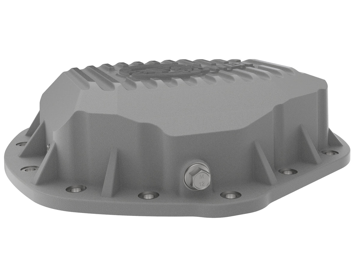aFe Street Series Rear Differential Cover Raw w/ Machined Fins - Chevy/GMC 2001-2019