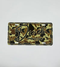 Load image into Gallery viewer, Camo Diesel Proof License Plate