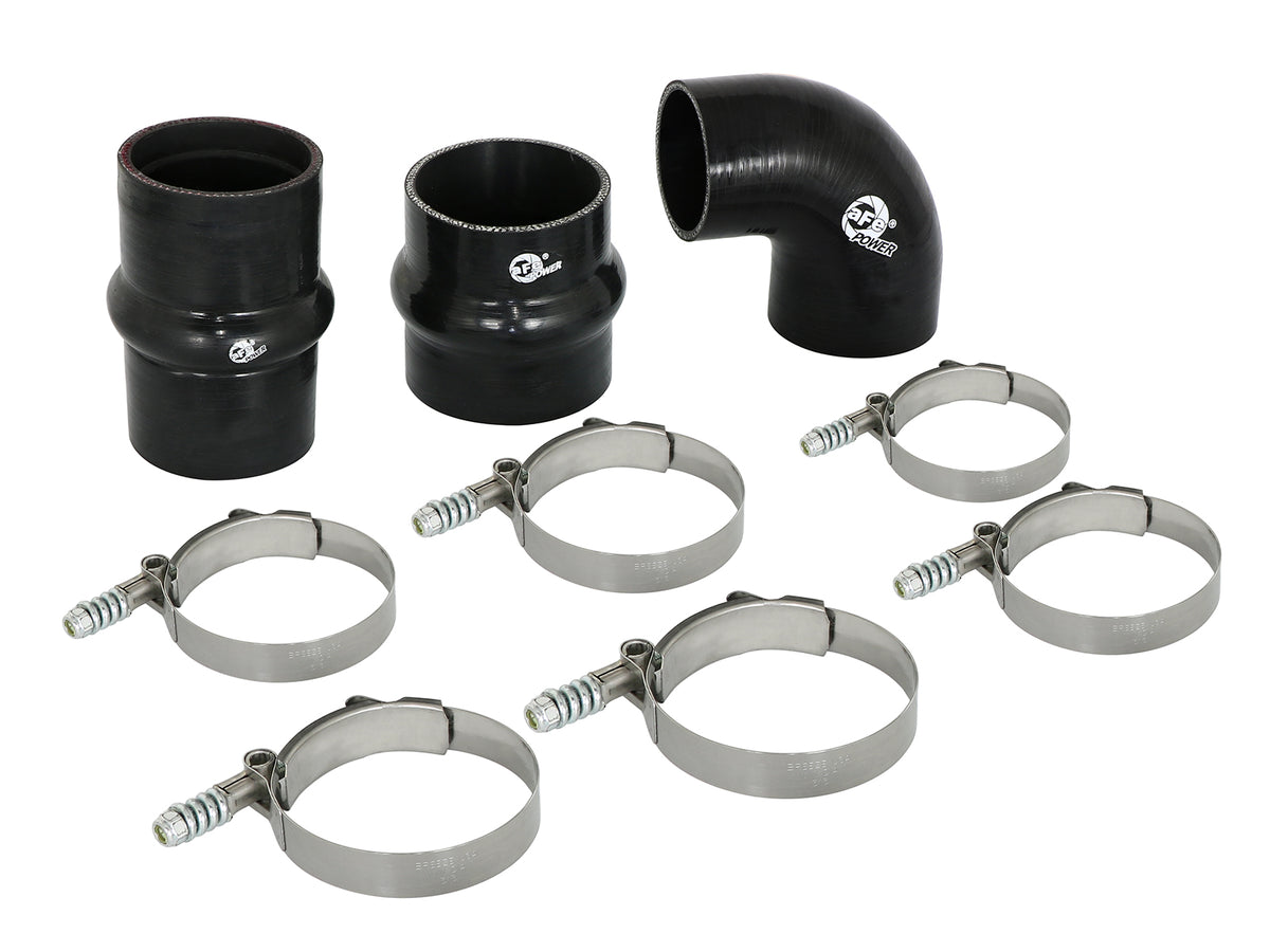 aFe BladeRunner Intercooler Coupling & Clamp Kit for Factory Intercooler & aFe Tub - Ford 2017-2022 6.7L