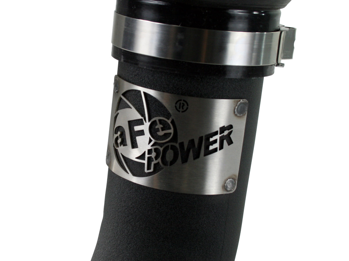 aFe BladeRunner 3-1/2 IN Aluminum Cold Charge Pipe Black - Dodge 2003-2007 5.9L